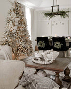 Árvore de Natal Artificial Queen Flock® com 800 Luzes LED Brancas Quentes