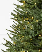 Árvore de Natal Verde Premium com Galhos Articulados, Suporte Metálico e Micro LEDs Embutidos