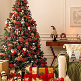 Árvore De Natal Decorada "Santa’s Workshop"