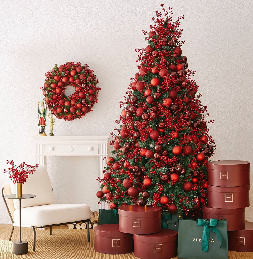 Árvore De Natal Decorada "Scottish Christmas"