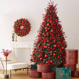 Árvore De Natal Decorada "Scottish Christmas"