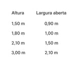 Árvore de Natal European Fir com Galhos Articulados, Suporte Metálico e Micro LEDs Embutidos