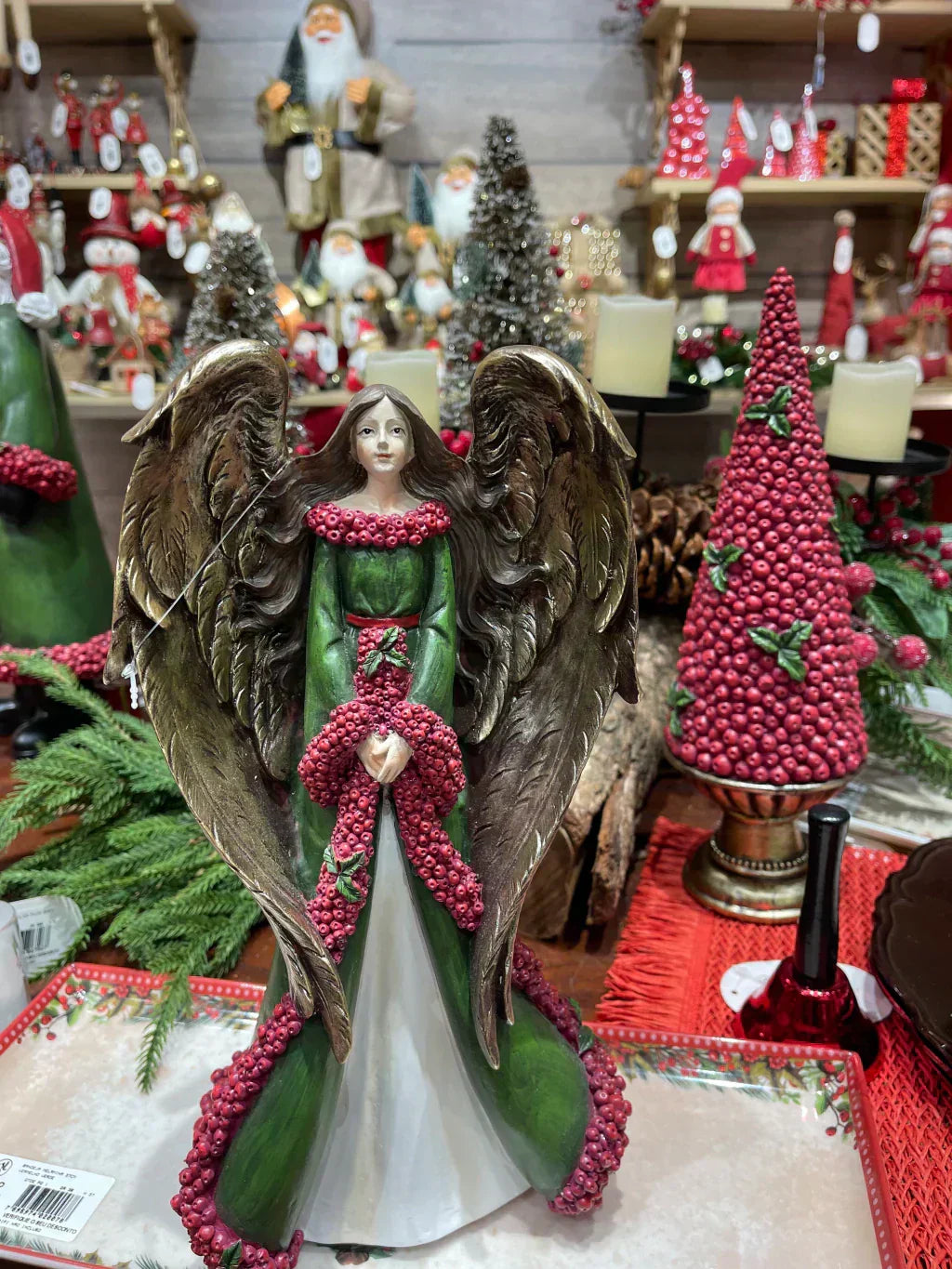 ANJO RESINA NATAL 31CM - Pré Venda