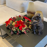 Arranjo Natalino De Mesa Pinheiros 30cm