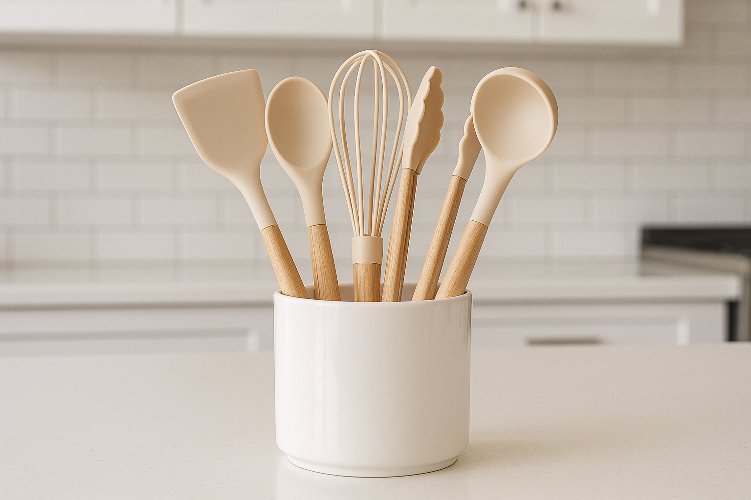 Utensílios Silicone - Vista Frontal